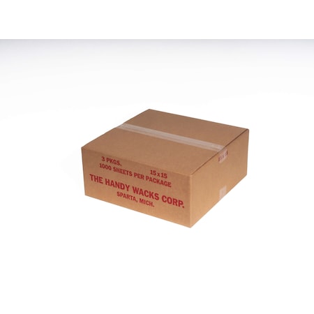 Handy Wacks Handy Wacks 15"x15" Blue Check Deli Paper, PK3000 FDP1515BC